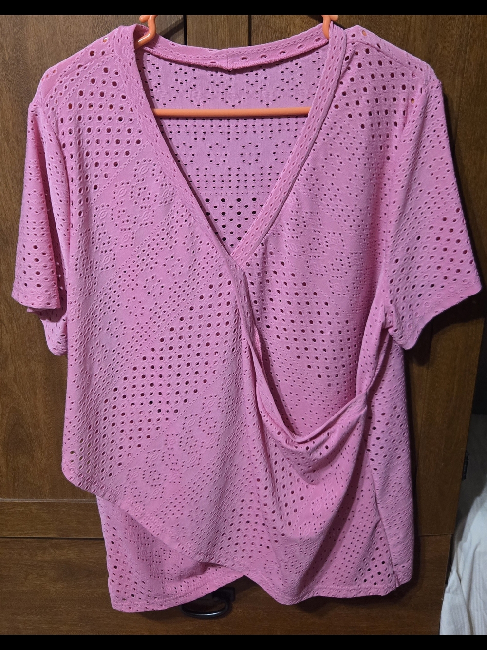 SHEIN Pink Curvy Label 2XL Knit Top
